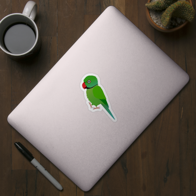 Cute Indian ringneck parakeet by Bwiselizzy